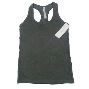 CRZ Yoga Women's Size M Racerback Tank Top Gray Scoop Neck NWT